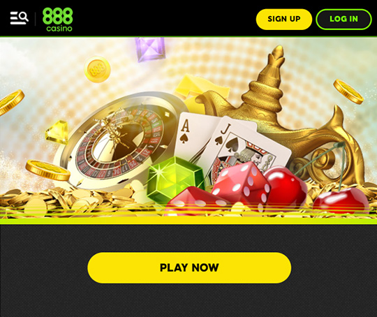 888 Casino Offers a £100 Welcome Bonus