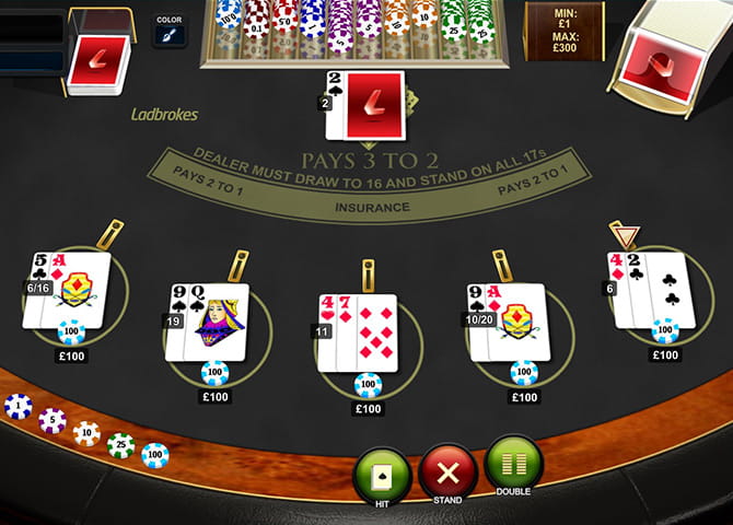 Play a Free Game of Progressive Blackjack by Playtech