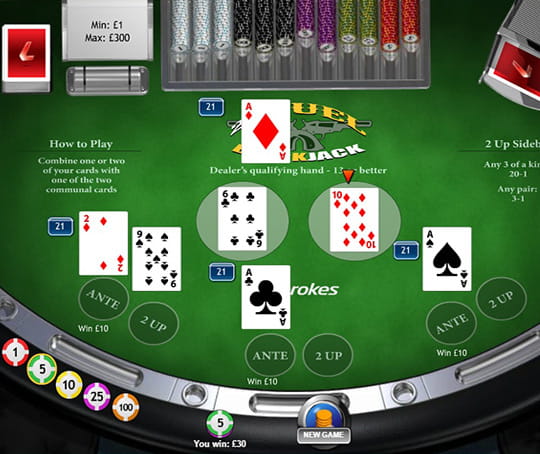What is the card game 21 called - upfyes