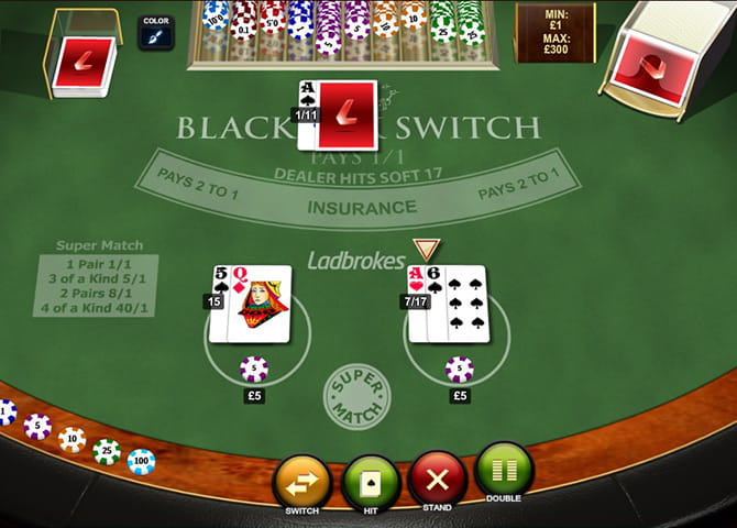 Try Blackjack Switch for Free