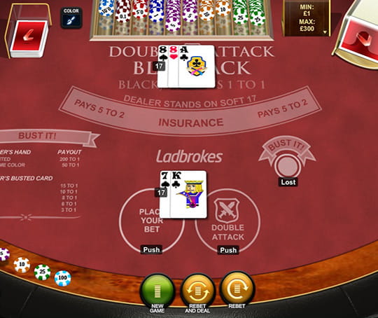 Try a Demo Version of Double Attack Blackjack