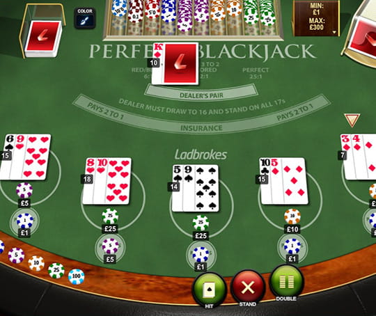 Perfect Blackjack Game by Playtech
