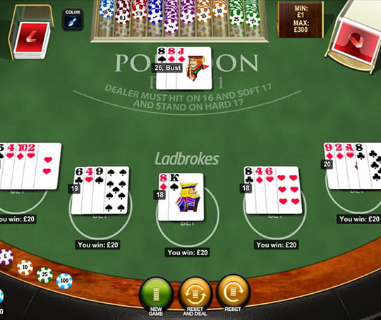 Ladbrokes Casino Offers the Exciting Pontoon