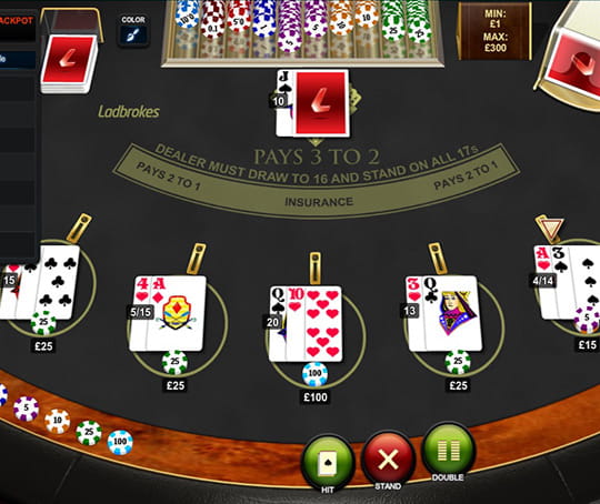 Scoop a Jackpot Playing Progressive Blackjack