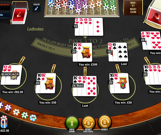 Blackjack Progressive Free Game by Playtech 