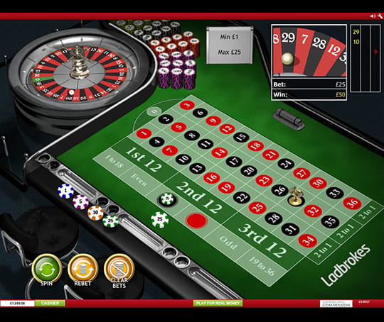 Ladbrokes Casino Features Classic Roulette