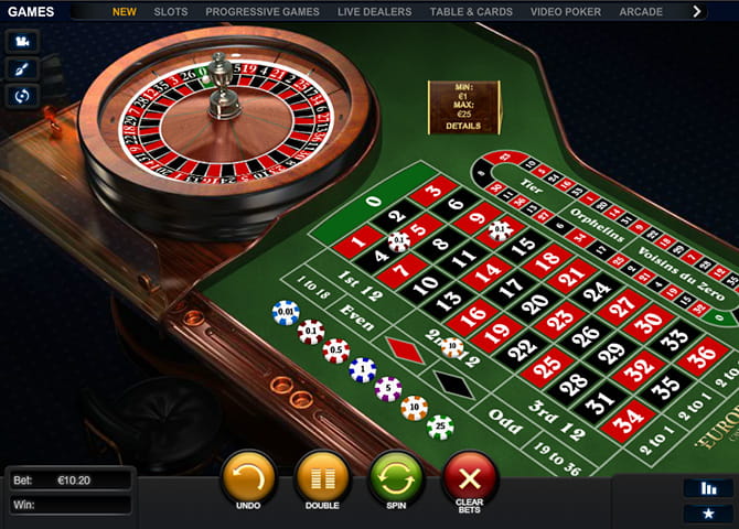 Play Premium European Roulette