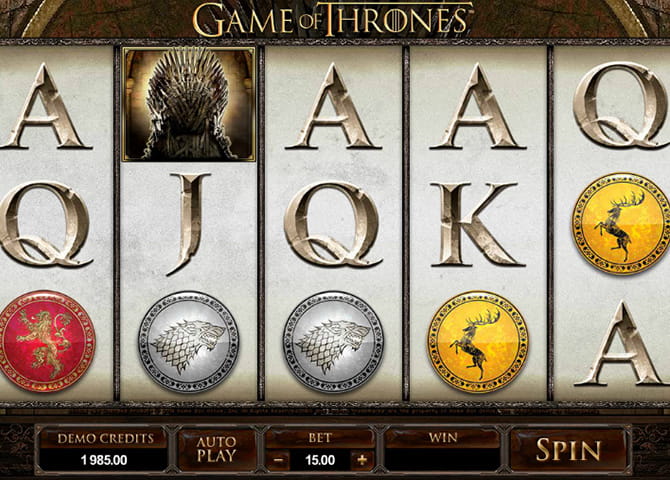 Game Of Thrones Example Slot