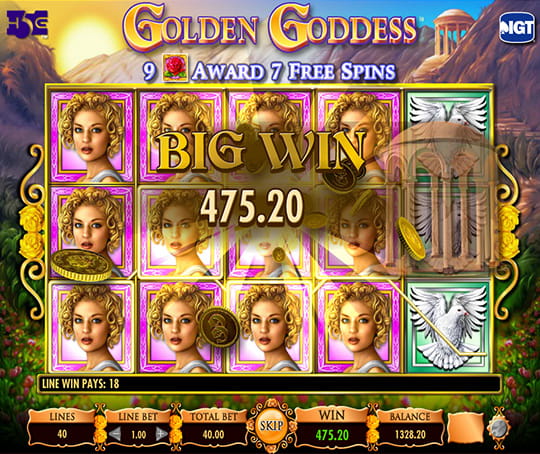 Golden Goddess Super Stacks Feature