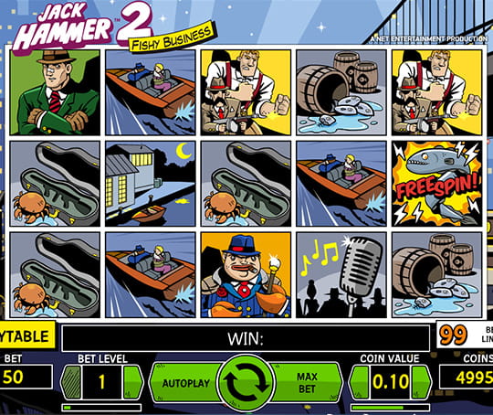 Jack Hammer NetEnt Slot