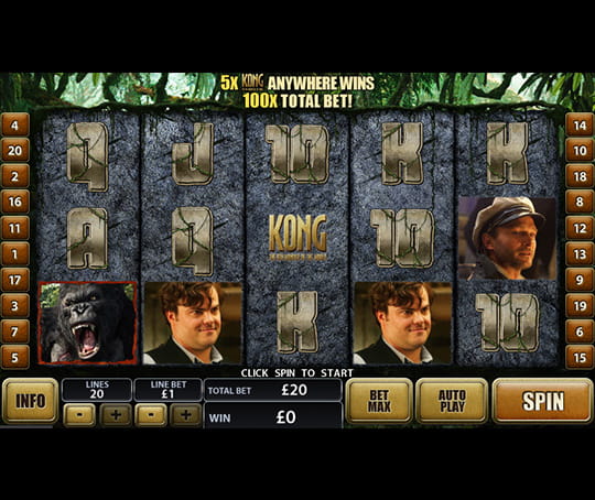 King Kong Playtech Video Slot