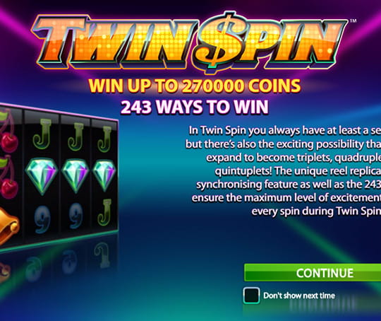 Twin Spin Slot by NetEnt